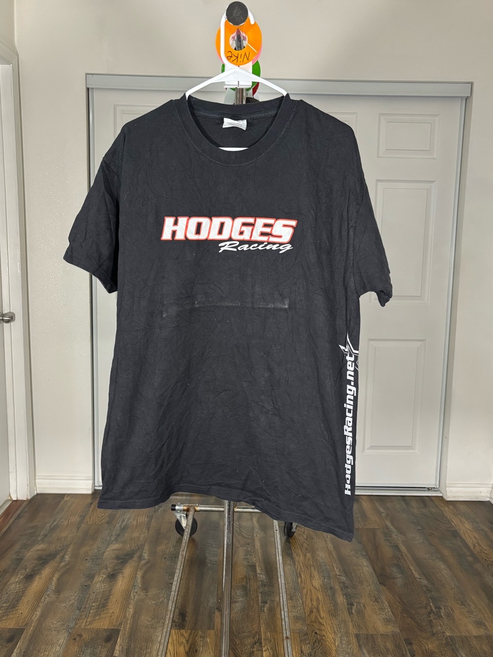 Port and Company Black Hodges Racing Graphic Tee